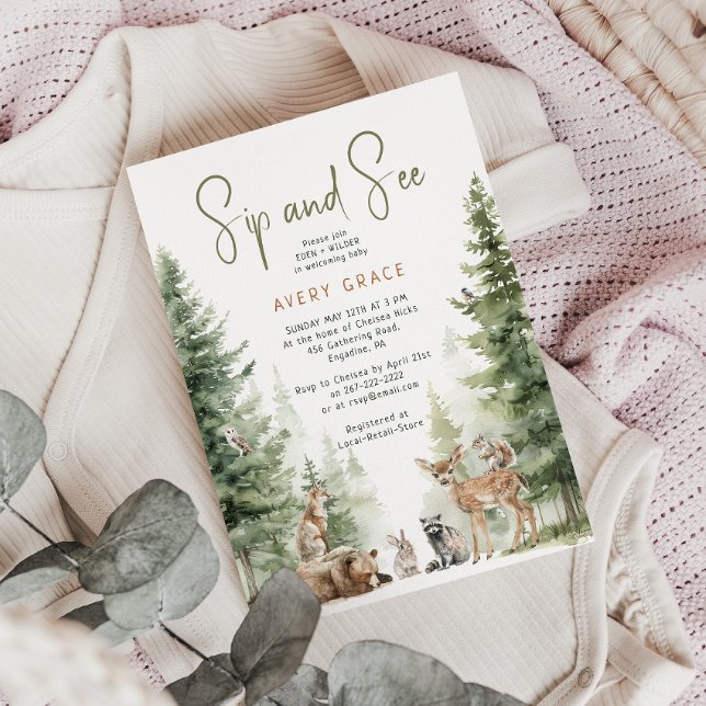 Waldtiere und Tiere aus Wäldern Einladung (Von Creator hochgeladen)