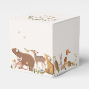 Waldtiere Wald Freunde Baby Shower Geschenkschachtel