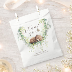 Waldtiere Waldgrün Baby Boy Dusche Geschenktütchen