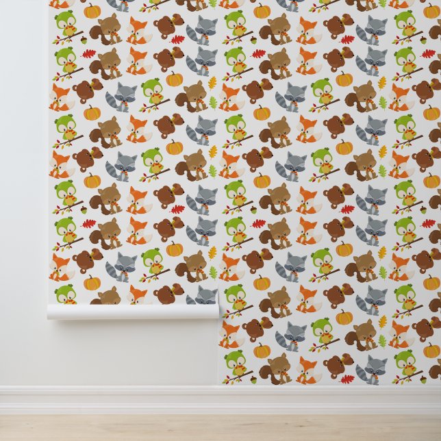 Waldtiere, Waldtiere, Falltiere Tapete (Anwendung)