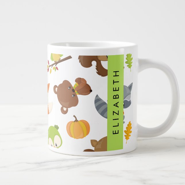 Waldtiere, Waldtiere, Ihr Name Jumbo-Tasse (Rechts)