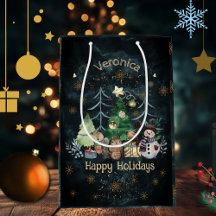Waldtiere Weihnachten Aquamarin Blue