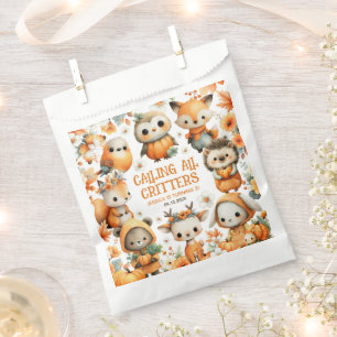 Waldtiere Whimsical Herbst Kindergeburtstag Geschenktütchen