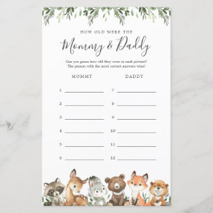 Waldtiere wie alt waren die Mama und Papa