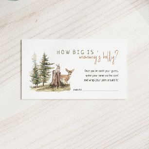 Waldtiere wie groß ist die Mommys Bly Card Platzkarte