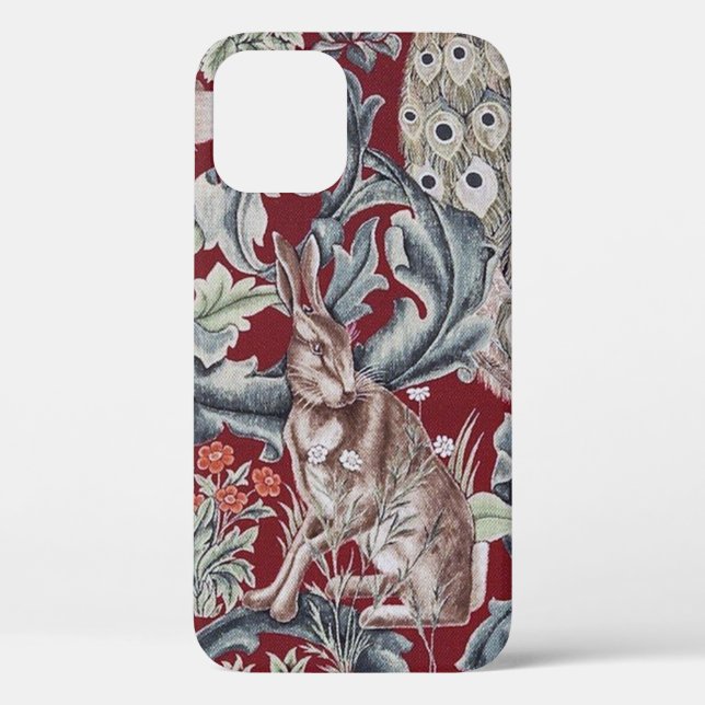 Waldtiere, William Morris Case-Mate iPhone Ca Hülle (Rückseite)