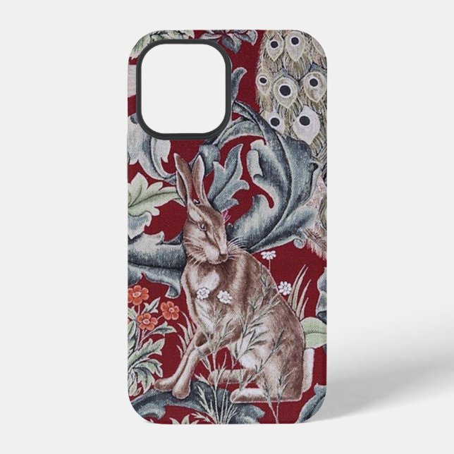Waldtiere, William Morris Case-Mate iPhone Hülle (Rückseite)