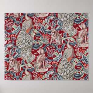 Waldtiere, William Morris Poster