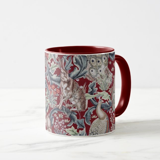 Waldtiere, William Morris Tasse (VorderseiteRechts)