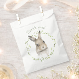 Waldtiere Wreath Bunny Rabbit Wasserfarbe Geschenktütchen