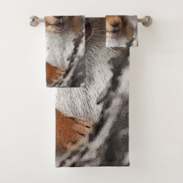 Waldtiereichhörnchen Badhandtuch Set