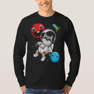 Waldtiermüll Panda Space Raccoon Astronaut T-Shirt