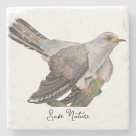 Waldvögel in Aquarellen Steinuntersetzer