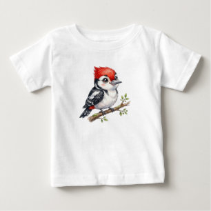 Waldvogel-Niedlicher Specht Baby T-shirt