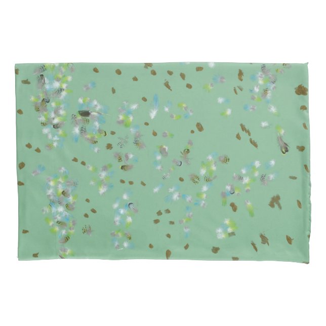 Waldvögel Pillowcase Kissenbezug (Vorderseite)