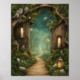 Waldvogelkerze Poster