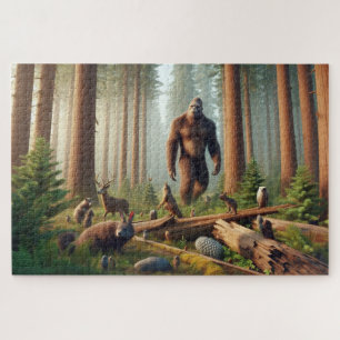 Waldwächter, Bigfoot, Wildlife Puzzle