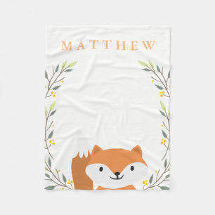 Waldwald Fox Fleece Blanket