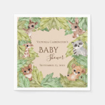 Waldwald Jungle Tiere Grüne Baby