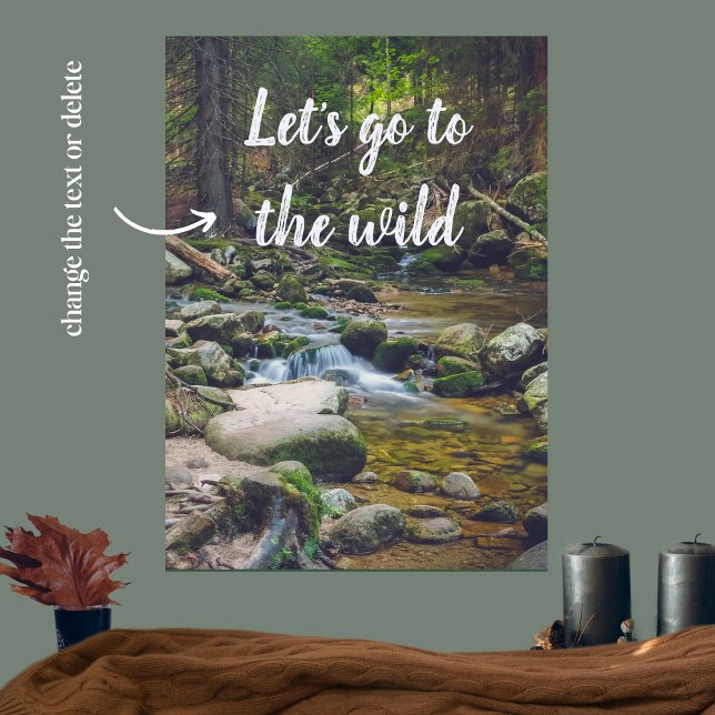 Waldwasserfallposter Poster (Von Creator hochgeladen)