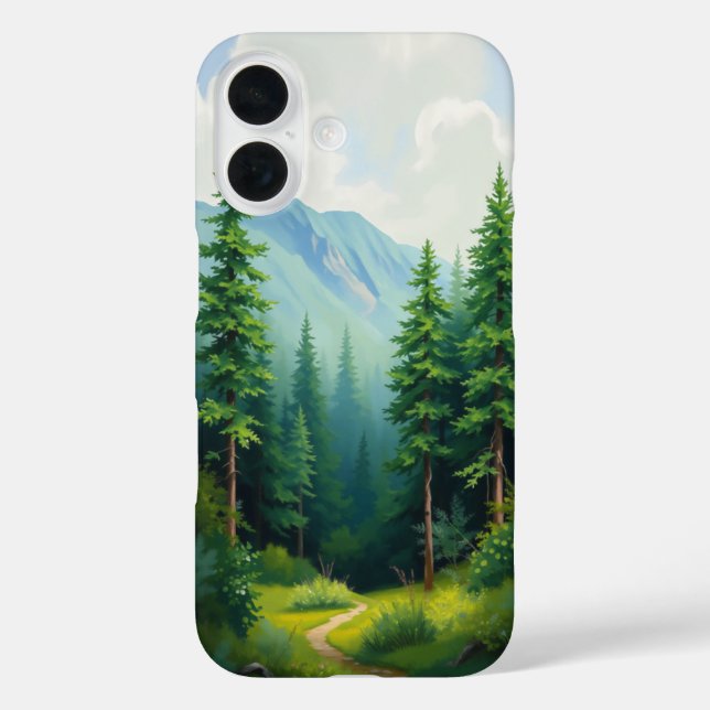 Waldweg: Eine ruhige Flucht Case-Mate iPhone Hülle (Rückseite)