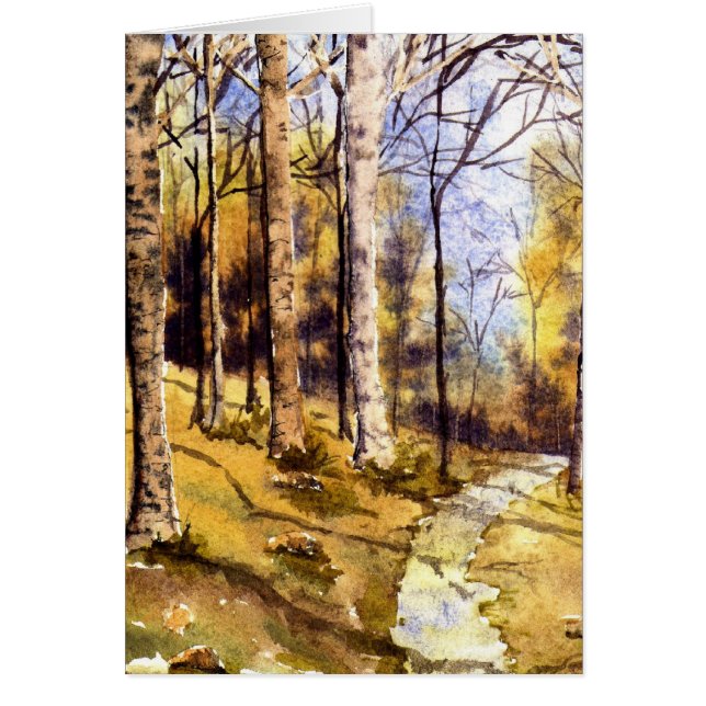 "Waldweg-" Karte (Vorne)