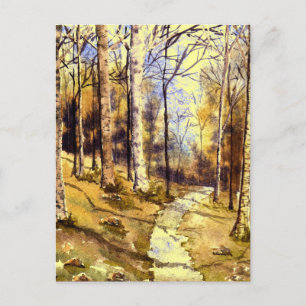 'Waldweg' Postkarte