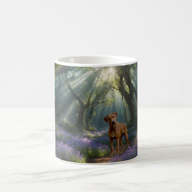 Waldweg-Tasse – Ruhe und Gesellschaft Kaffeetasse (Mittel)