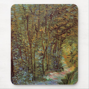 Waldweg von Vincent van Gogh Mousepad