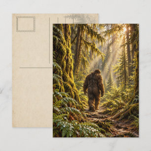 Waldwege Bigfoot Postkarte