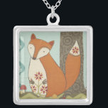 Waldweiden IV Versilberte Kette<br><div class="desc">Tiere</div>