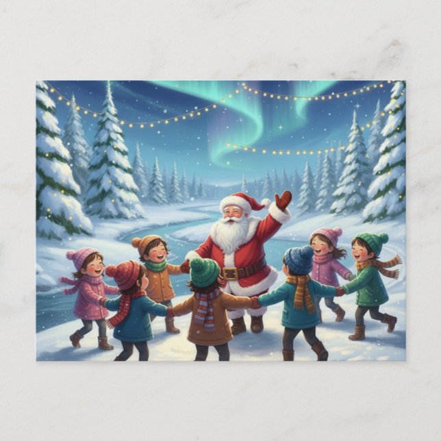 Waldweihnacht Postkarte (Vorderseite)