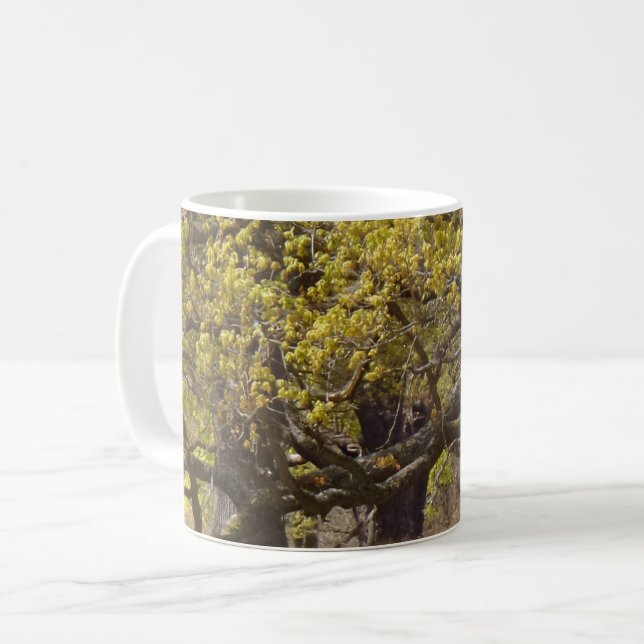 Waldweiße Tasse (Vorderseite Links)