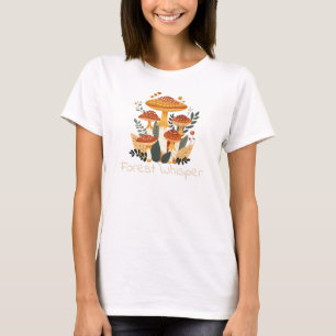 Waldweisser Pilz Natur T - Shirt
