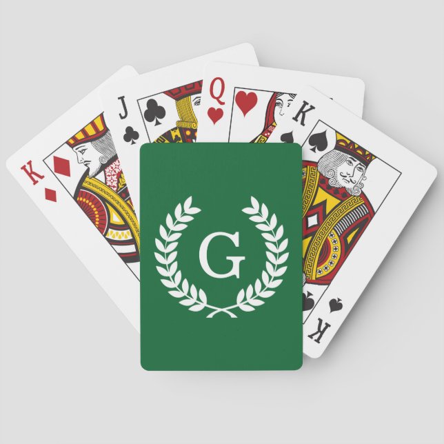 Waldweißes Spielkarten (Rückseite)