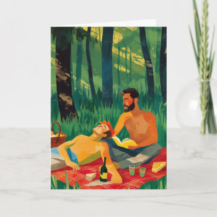 Waldwiesen-Picknick-Nachmittag Karte