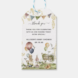 Waldzirkus | Babydusche Vielen Dank Geschenkanhänger