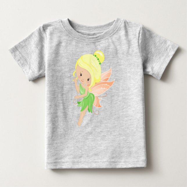 Waldzucht, Zauberkuchen, Niedliche Fee, Blonde Baby T-shirt (Vorderseite)