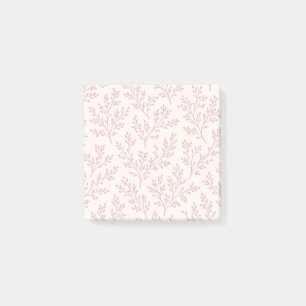 Waldzweige Gedämpfte Rose - Neutral Post-it Klebezettel