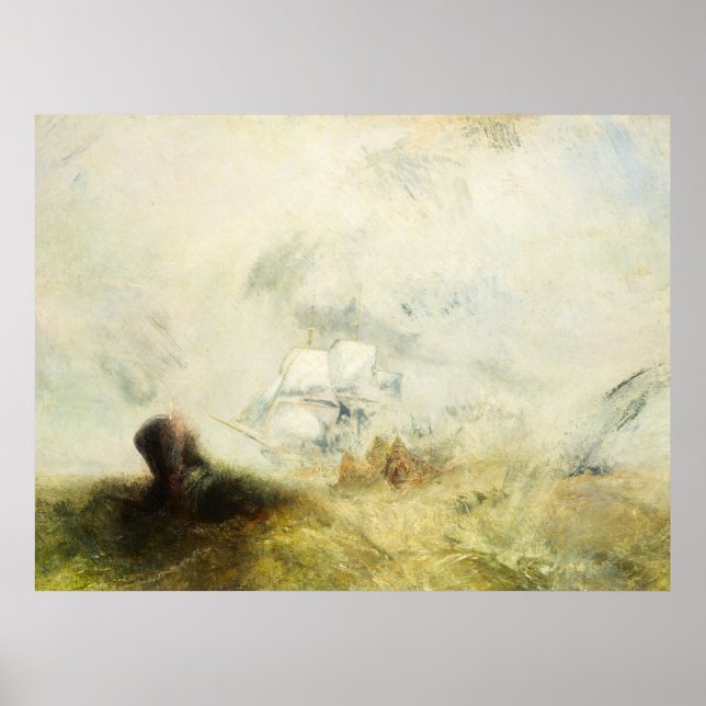 Wale, 1845 von Joseph Mallord William Turner Poster (Vorne)