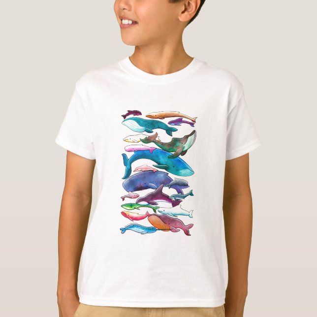 Wale, Delphine u. Tümmler T-Shirt (Vorderseite)