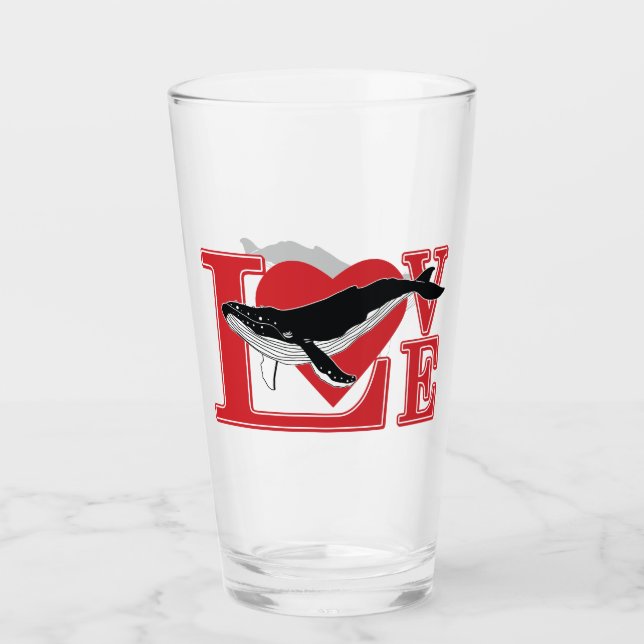 Wale, die Wale Gerettet Glas (Vorderseite)