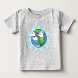 Wale für den Tag der Erde mit Sternexplosion Baby T-shirt