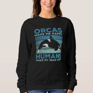 Wale Orcas Machen Mich Glücklich Orca Swea Sweatshirt