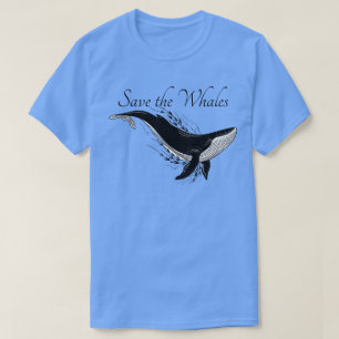 Wale retten Naturschutz T-Shirt