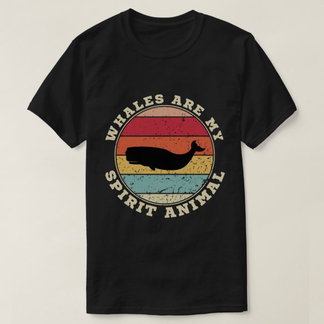 Wale sind mein geistiger tierischer T - Shirt (Design vorne)