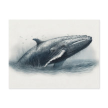 Wale springen aus Ozeanbildern