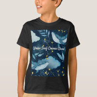 Wale surfen kosmische Wellen Blaue Sternbilder