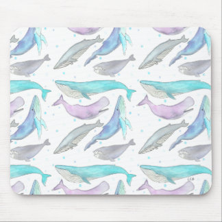 Wale und Blasen-Maus-Pad Mousepad
