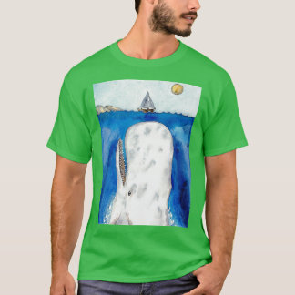 Wale und Fischerboote; Aquarell T-Shirt